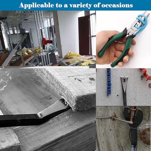 Image of 5Pcs Upholstery Staple Remover Tool Set Including U Tip Tack Puller,Dual Head Mallet Hammer(Soft Rubber) with Replacement Head，Removal Pliers for Furniture Floor Photo Frame