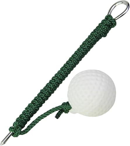 YanHao Golf Swing Trainer Ball, Metal Golf Practice Tools, Durable Golf Improving Swing Tool, Golf Practice Training Aid with Solid Ball, Beginners