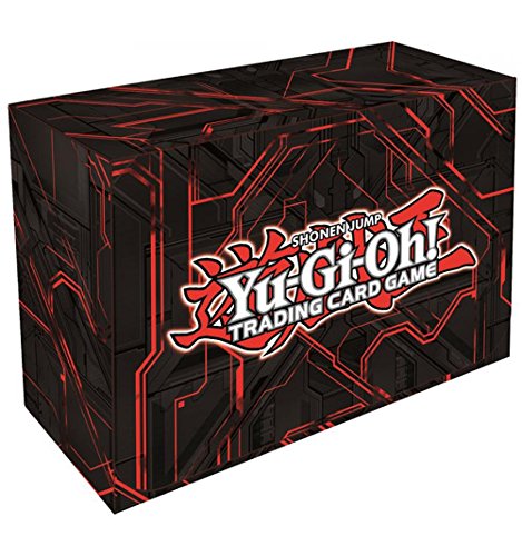 Amazon.com: Konami Yugioh Card Game Storage Red Dual Double Deck Box  (Version #3