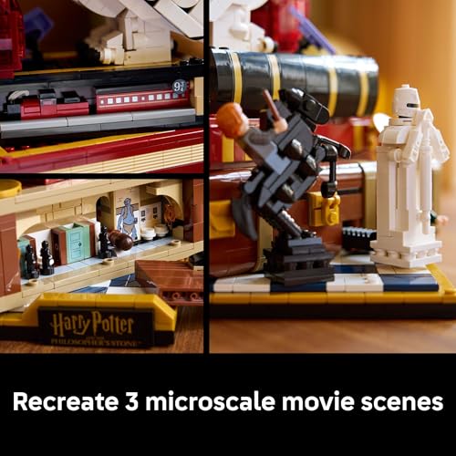 Image of LEGO Harry Potter Sorcerer's Stone - Collectors' Edition Building Set for Adults - DIY Craft Kit for Women & Men, Ages 18+ - Buildable Hedwig & 3 Minifigures - Gift Idea for Birthdays - 76466
