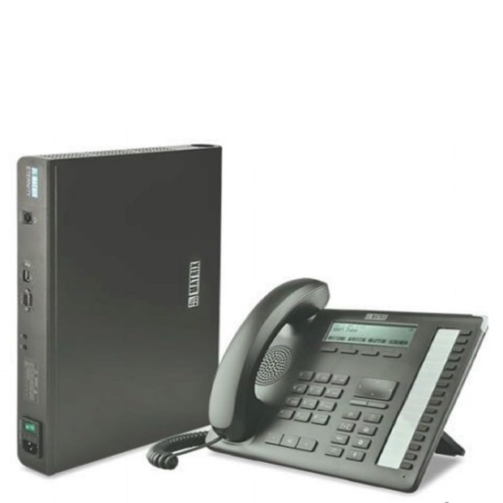Matrix Eternity PBX System - Black - Multi-Line Operation - Landline Phone with Answering Machine