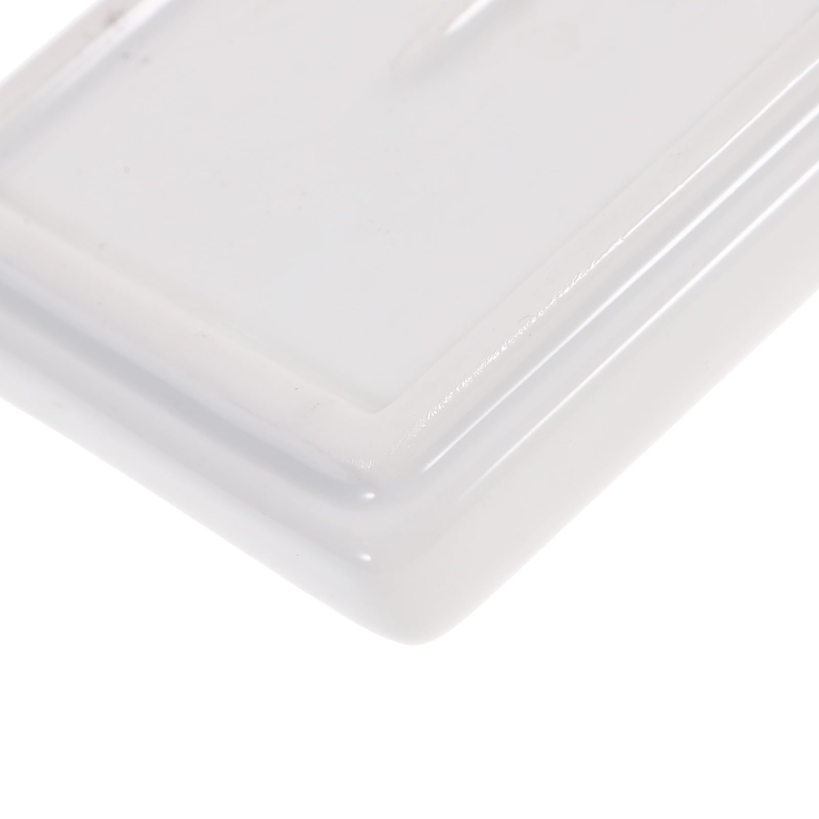 Operitacx Make Up Organizer ?e Servierplatte Porzellan Servierschale für Partys - Tablett Dessertplatte Salatplatte für Party Keramikplatte für Fleisch Futter Vorspeise L. Schmuck Tablett