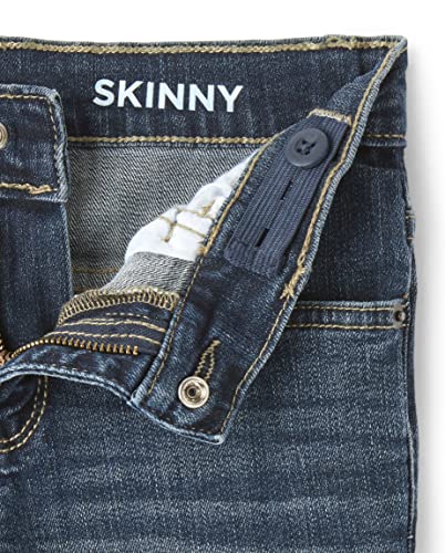 Image of The Children's Place Boys Basic Stretch Skinny Jeans, Legend Wash Single, 20 Husky