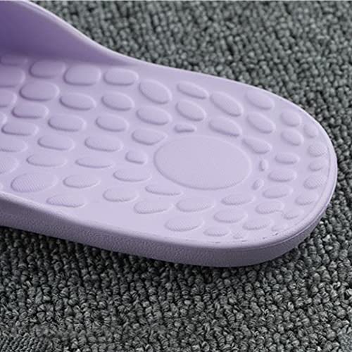 MTFBQ Garden Shoes Womens Slip On Slippers Flat Sandals, Comfortable Lightweight Slip-on Summer Beach Sandals for Women，Water Shoes Ultra Soft | All Day Comfort (Color : Purple, Size : EUR38-40)4