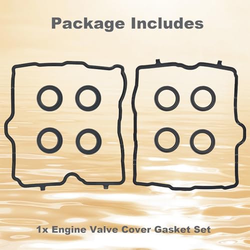 Image of Engine Valve Cover Gasket Set Compatible with Subaru Crosstrek 2016-2017, Forester 2011-2018, Impreza 2012-2016, Legacy 2013-2019, Outback 2013-2019, XV Crosstrek 2013-2015 Replace# VS50830R