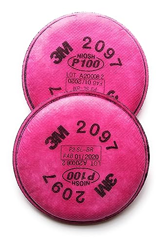 3M P100 Particulate Filter - Purple - 2 / Pack - 1 Each