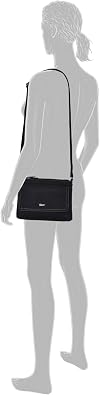 Gabor bags Avaly, Shoulder Bag for Women, Black/White, 25.5x18.5x4 centimeters (W x H x L)