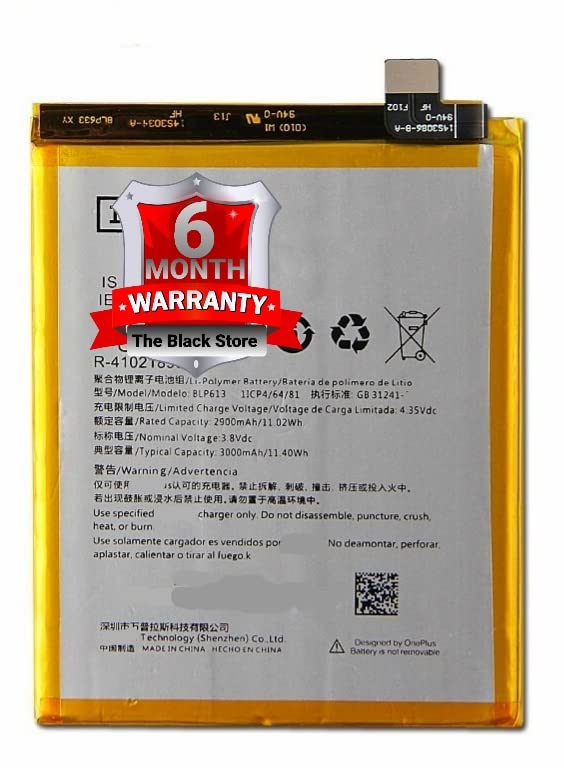 Image of Original Replacement Part (BLP613) [3000 mAh] for Oneplus 3 A3003 A3000 with 6 Month of Warranty