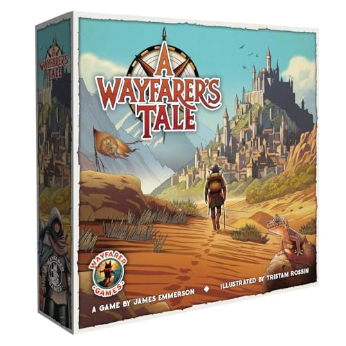 Image of A Wayfarer's Tale: The Journey Begins Board Game, 1-4 Players, Ages 10+ | 45-60 Minutes, Narrative Solo Mode, Map-Based Exploration and Discovery