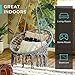 Best Choice Products Handwoven Cotton Macramé Hammock Hanging Chair Swing for Indoor & Outdoor Use w/Backrest, Fringe Tassels, 265 Pound Capacity - Gray