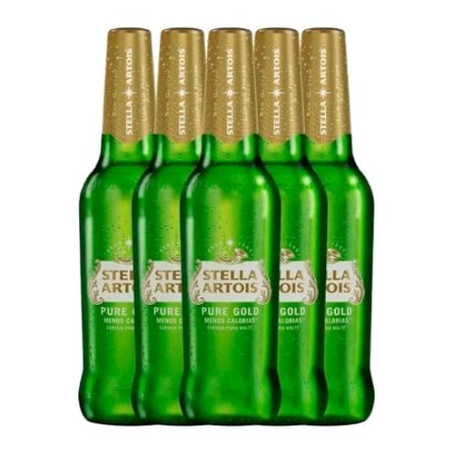 Cerveja Sem Glúten Stella Artois Pure Gold 330ml contendo 6 garrafas