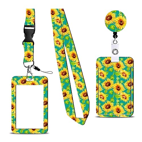 GWAWG Cordini per collo a forma di girasole