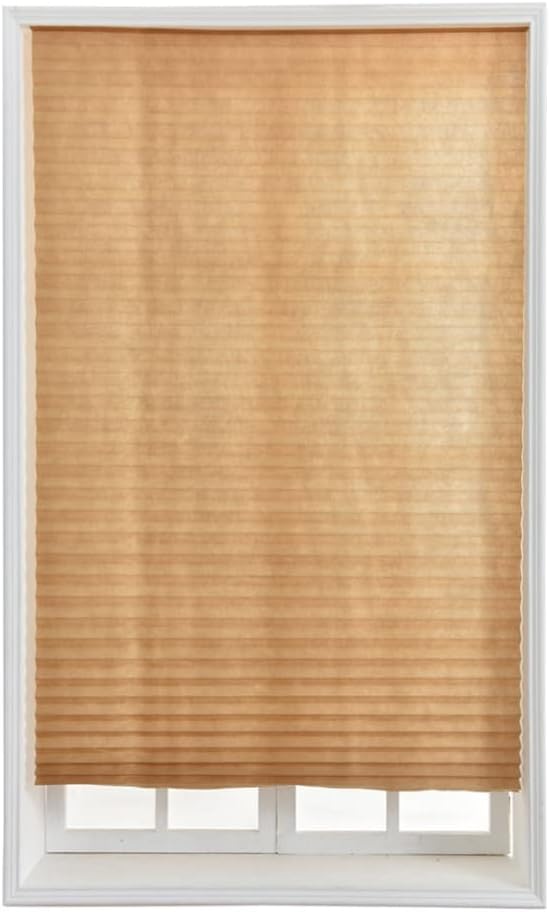 Temporary Blinds, Vertical Pleated Blinds No Drilling Self Adhesive