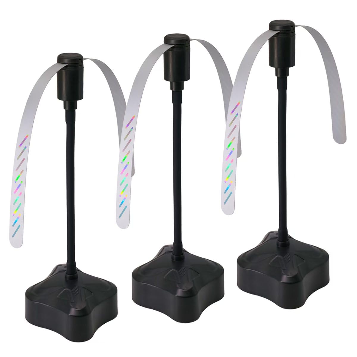 Panngu 3-pack ventilatore anti zanzara con protezione silenziosa a 360°, adatto per tavoli, barbecue e pieghevoli esterni