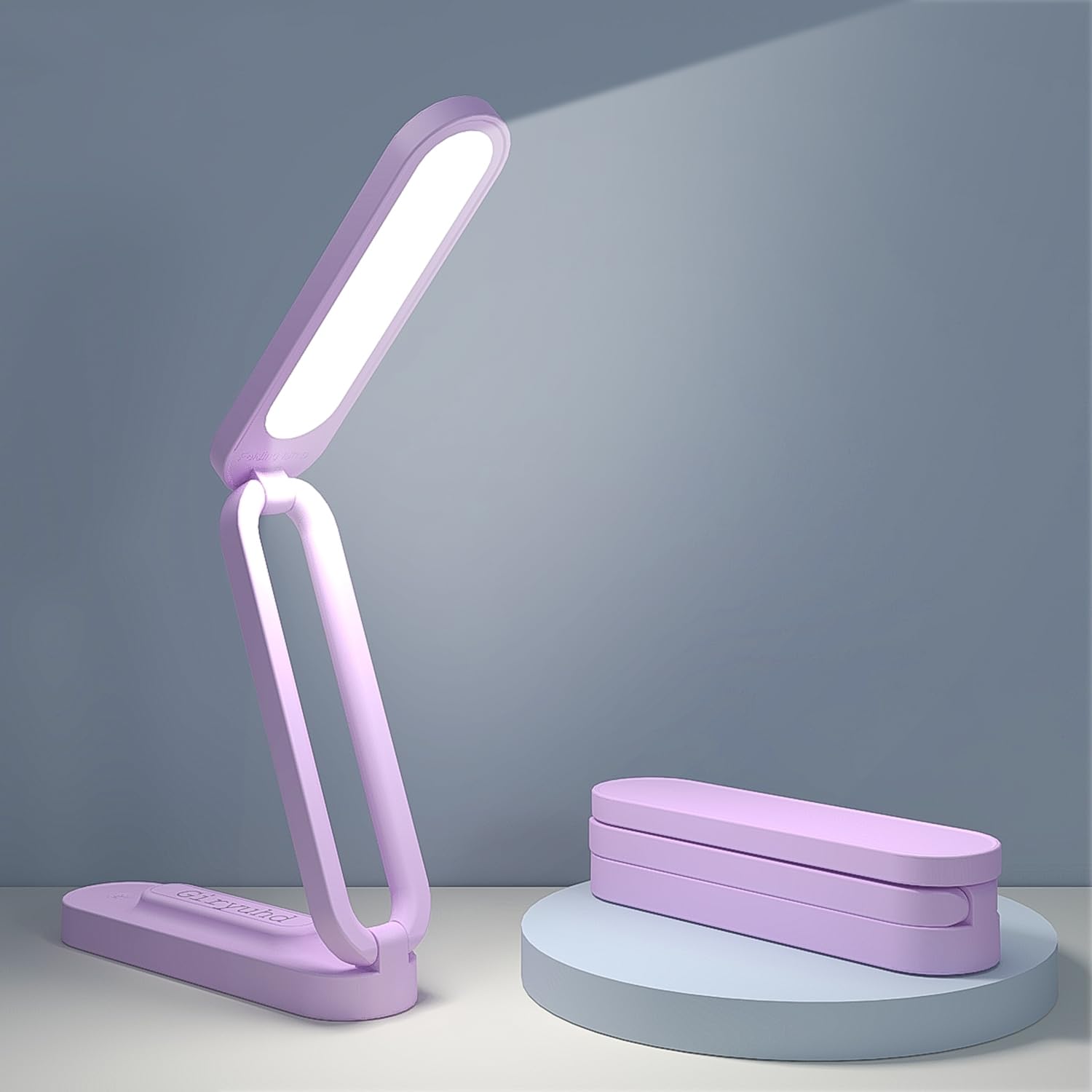 Giryuhd LED Desk Lamp for Office Home & Battery Operated Lamp Rechargeable Lamp Foldable & Portable Light, LED Desk Light Strip, 3 Brightness Dimmable Small Desk Lamp Wireless Reading Lamp — image 1