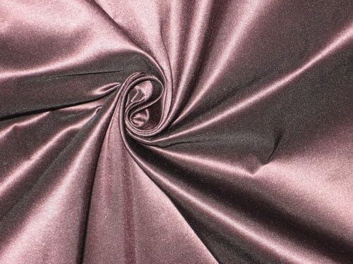 Soie pure marron aubergine rigide pour structurer des volumes de jupes TAF95