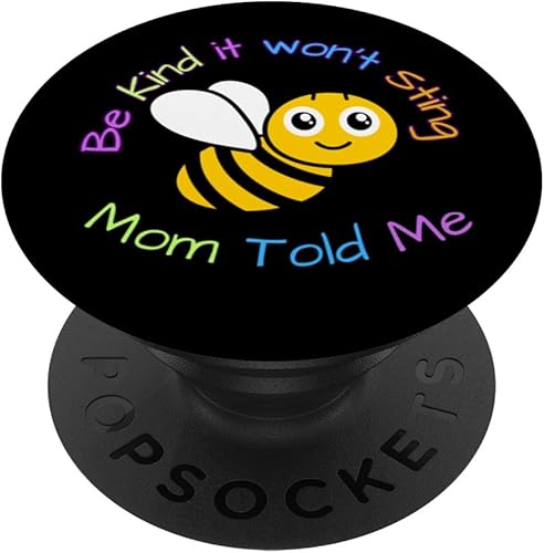 Funny Bumble Bee Back to School Teacher Girls Boy, Mom PopSockets Swappable PopGrip