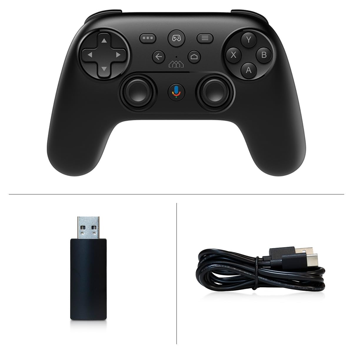 AB-COM Homatics Bezprzewodowy kontroler gier Gamepad Sześcioosiowy Żyroskop Zgodny z Systemem Android, Google Homatics, Telewizorami, Komputerami Stacjonarnymi, Telefonami Komórkowymi i Tabletami