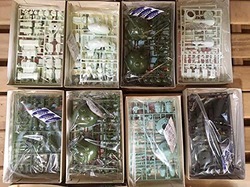 Modèles en plastique Aoshima Ideon : lot de 8 figurines rétro à assembler