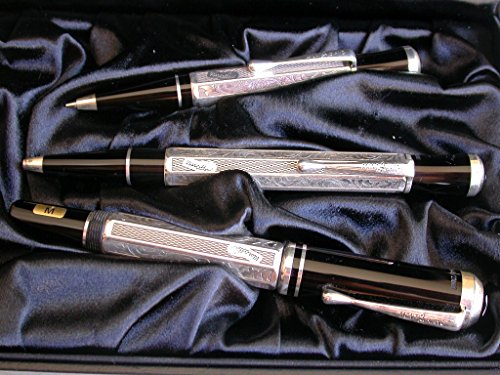 MONTBLANC Marcel Proust 3 Pc Pen Set Fountain Ballpoint Pencil Limited Edition