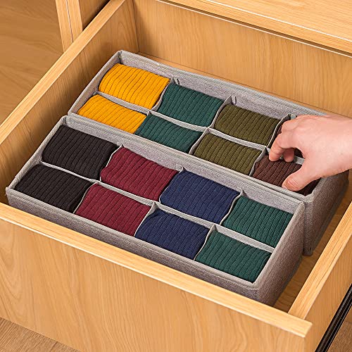 Qozary-3-Pack-Sock-Underwear-Drawer-Organizer-Dividers-Collapsible-Cabinet-Closet-Storage-Boxes-for-Clothes-Socks-Lingerie-Underwear-Tie-Belt-Baby-Bedroom