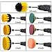 JOQINEER BBQ Grill Cleaning Cepillos de Limpieza con Taladro Ultra rígido Kit...