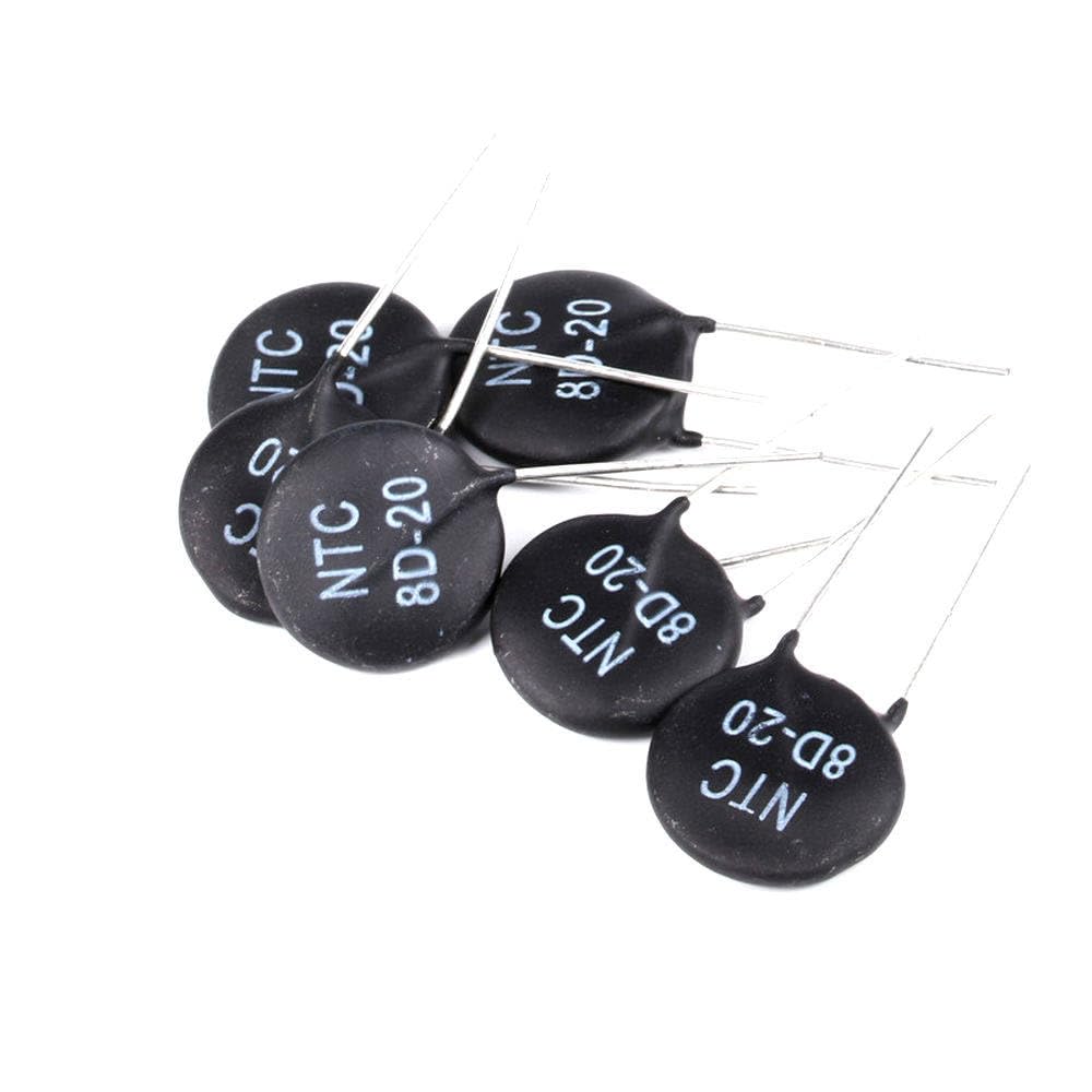 20 pièces NTC Thermistance Résistance NTC 8D-20 8D20 Résistance Thermique