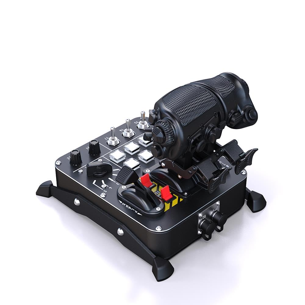 VIRPIL Controls MongoosT-50CM3 Throttle Doppelmotor-Schubregler Flugsimulator-Steuerungssystem PC-Gaming