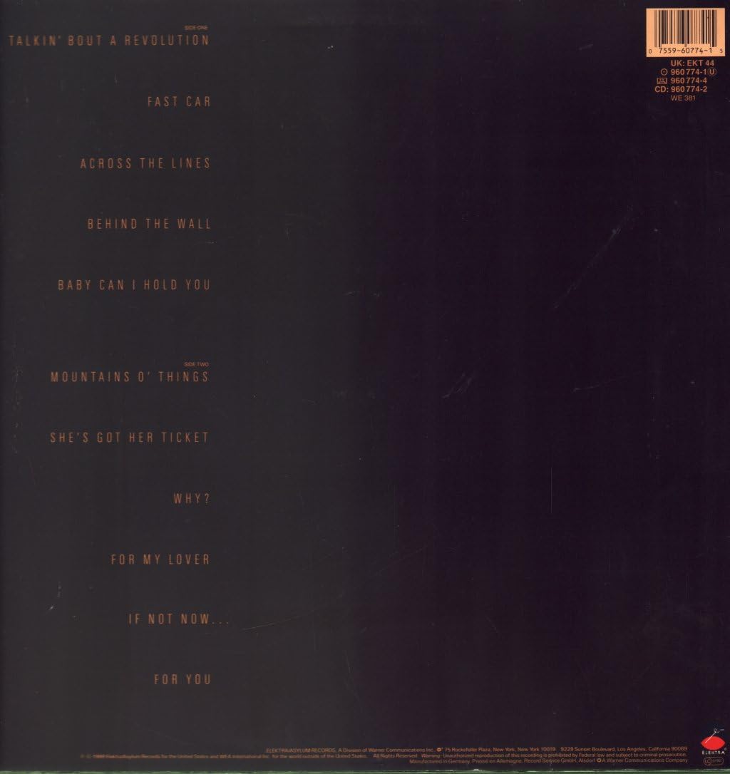 TRACY CHAPMAN / TALKIN' ABOUT A REVOLUTION