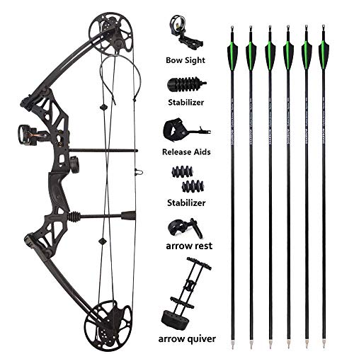 AMEYXGS Archery Compound Bow 30-70lbs Hunting Bow Competition Practice Bow Max Speed 320
