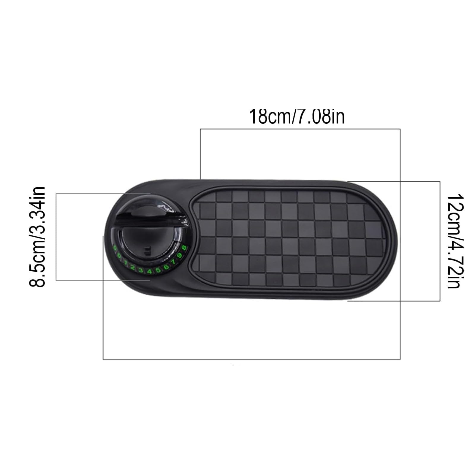 Multifunction Car Anti-Slip Mat 360 Rotating Universal Phone Pad Holder Car Anti Slip Mat Dashboard Mobile Phone Holder — view 7