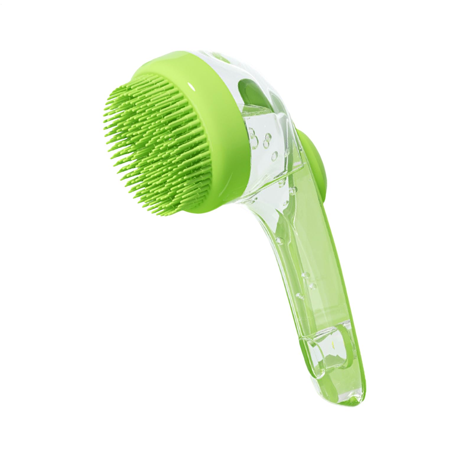 Dog Shampoo Bath Brush with Soap Dispenser | Long Handle Grooming Shower for Dogs Cats | Massage Bath for Daily Cleaning