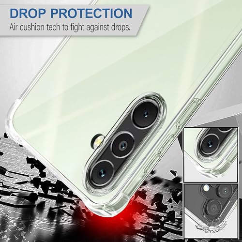 Image of CEDO Samsung Galaxy M16 / F16 (5G) Bumper Case | Soft Jel Flexible Thin Full Protection Shock Proof Clear TPU Back Case Cover for Samsung Galaxy M16 / F16 (5G) (Transparent)