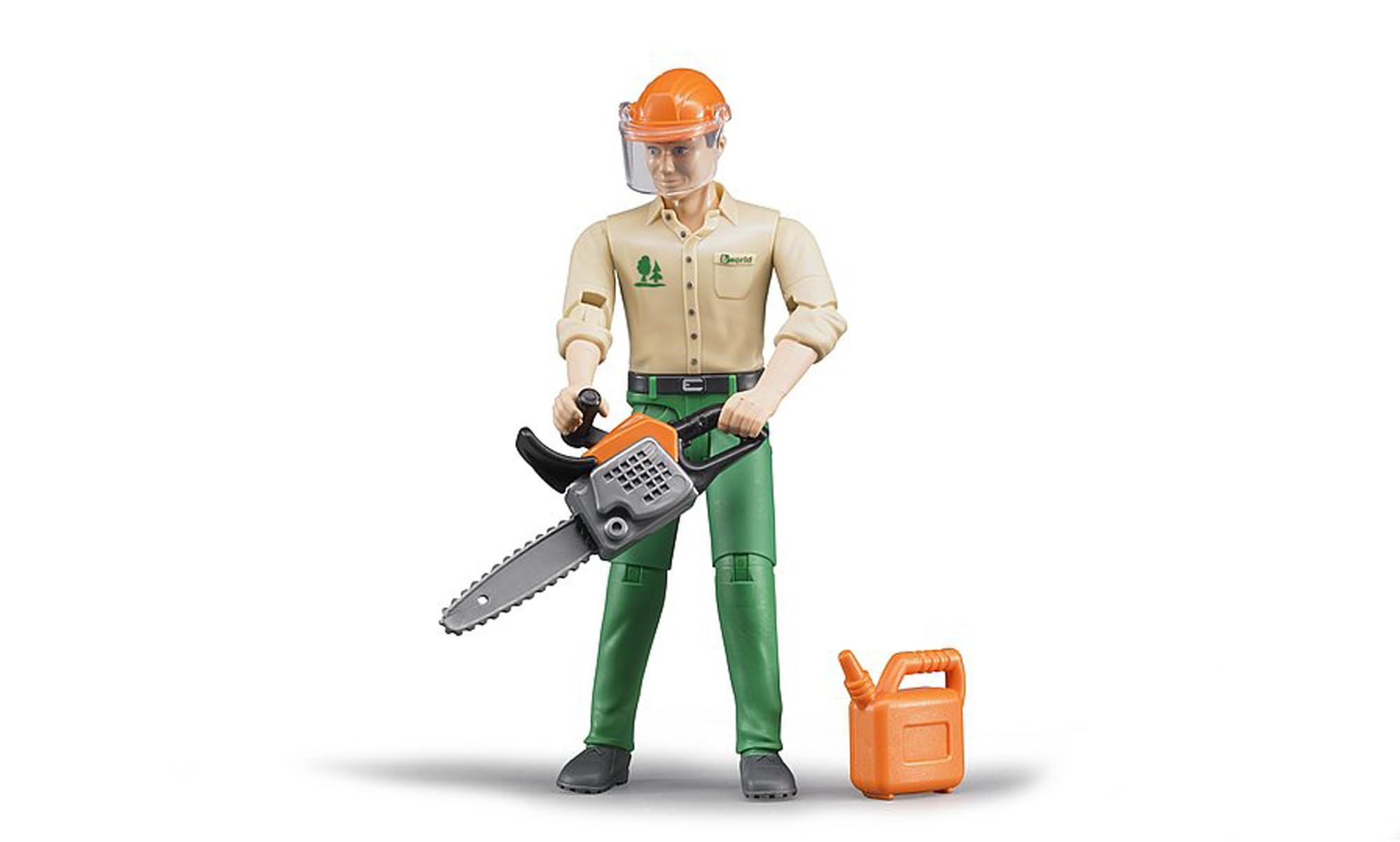 BruderLogging Man with Accessories