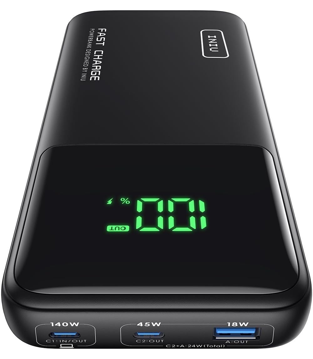 Amazon | INIU 大容量 モバイルバッテリー 27000mAh 140W 急速
