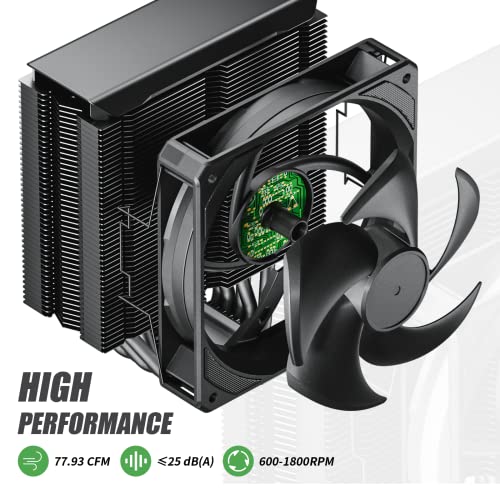 UpHere Dissipatore CPU con 5 tubi di calore,a