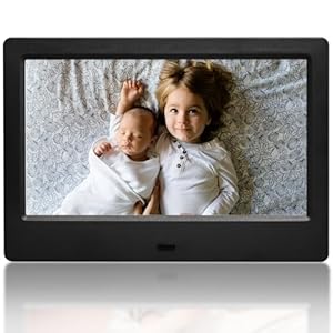 Amaboo 10,1 inch WiFi Smart Cloud digitale fotolijst, elektronische fotolijst met IPS LCD-aanraakscherm, HD-display, automatische rotatie, delen foto’s of video’s via Frameo-app