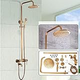 * Der elegante Stil sowie das Vintage-Design der Duschsysteme geben Ihrem Badezimmer ein gewisses gewisse Etwas.