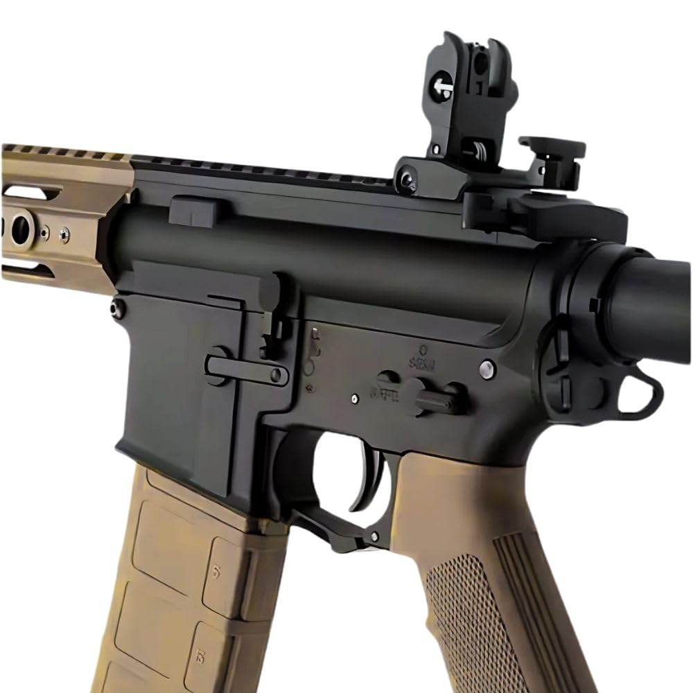 Delta Pioneer Nomad Fucile Softair Elettrico AEG Rifle 13" (20, FDE) con pallini