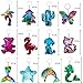 Sequin Keychains, [24 Pack]Mermaid Tail Keychains Animal Keychains for Kids Birthday Party Favors Supplies Goodie Bag Fillers Carnival Prize