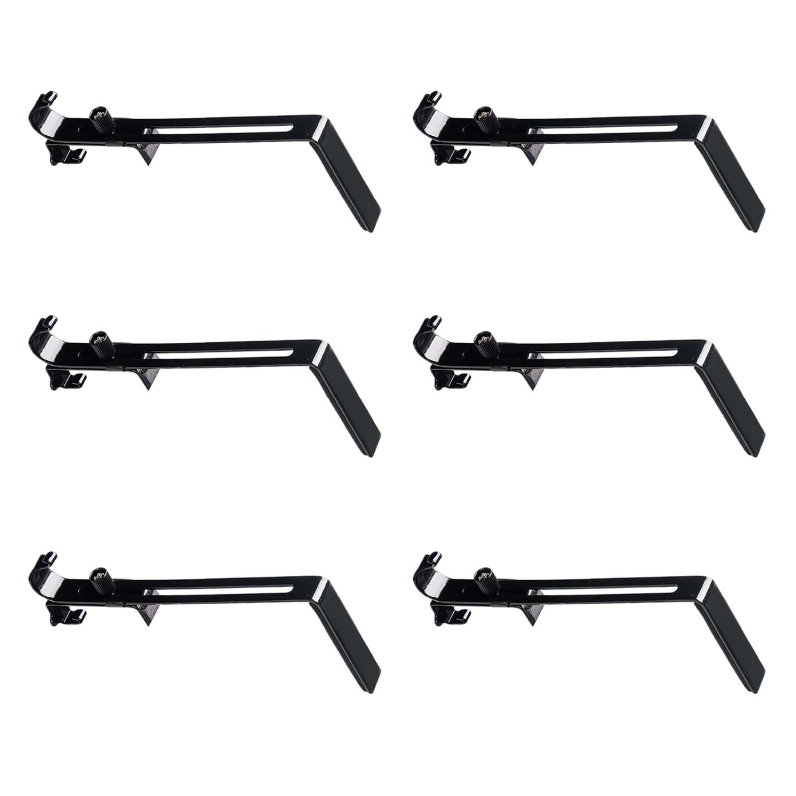 Msioytog Rustproof Metal Sock Hooks with Vertical Sliding Design Adjustable Length for Holiday Decor & Closet Storage Corporate Holiday Hangers