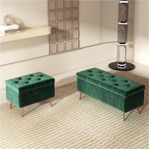 Banc de rangement pour chaussures avec compartiment caché entrée rouge - 7