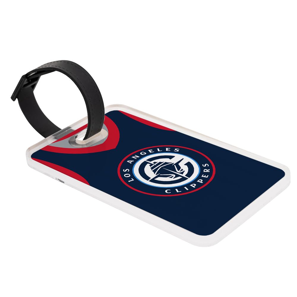 Desert Cactus Los Angeles Clippers Luggage Tag Official LA Clippers NBA National Basketball Travel ID Label for Suitcases
