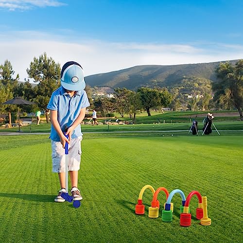 Forevive Kids Croquet Set Elastic Sponge Double Croquet Sets For Families Indoor And Outdoor Suitable For Lawn, Backyard, Park, Etc #TOP5