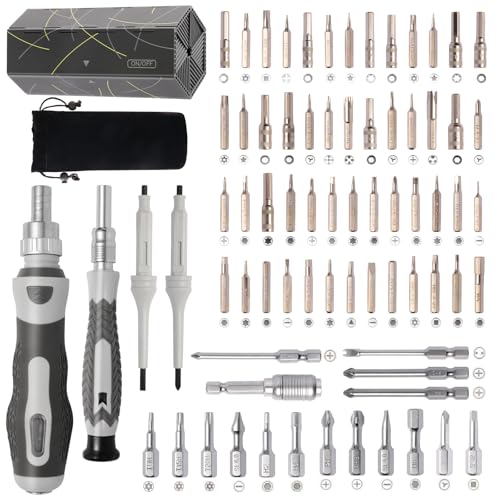 73 in 1 Magnetic Screwdriver Set, DIY Ratchet Precision Screwdriver Set, Precision Multi Tool Kit for PC, Watch, Bicycle, Electronics Maintenance