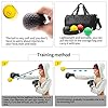 Wenosda Boxing Reflex Ball Set Training Speedball Punching Fight Balls Speed Bag Kickboxing Exercise Equipment 2 Difficulty Level Speedballs with Nylon Headband for Adult Kids