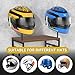 BORISI Helmet Holder Wall Mount, Motorcycle Helmet Holder, Helmet Stand with Motorcycle Accessories, Helmet Rack for Display Wall Mount, Motorcycle Gear Storage Rack