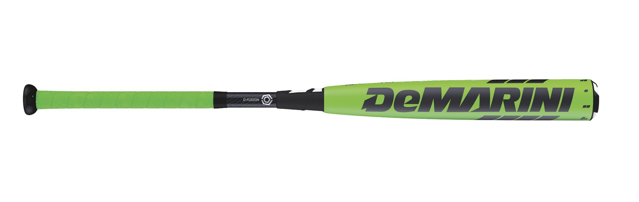 Lime green demarini bat Clearance