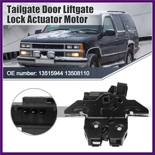 Image of Rear Door Liftgate Tailgate Lock Trunk Latch Actuator for Chevrolet Trax Tahoe Suburban for GMC Yukon XL for Buick Encore 2015-2019 Replace 13515944 13508110 Premium Fit Design