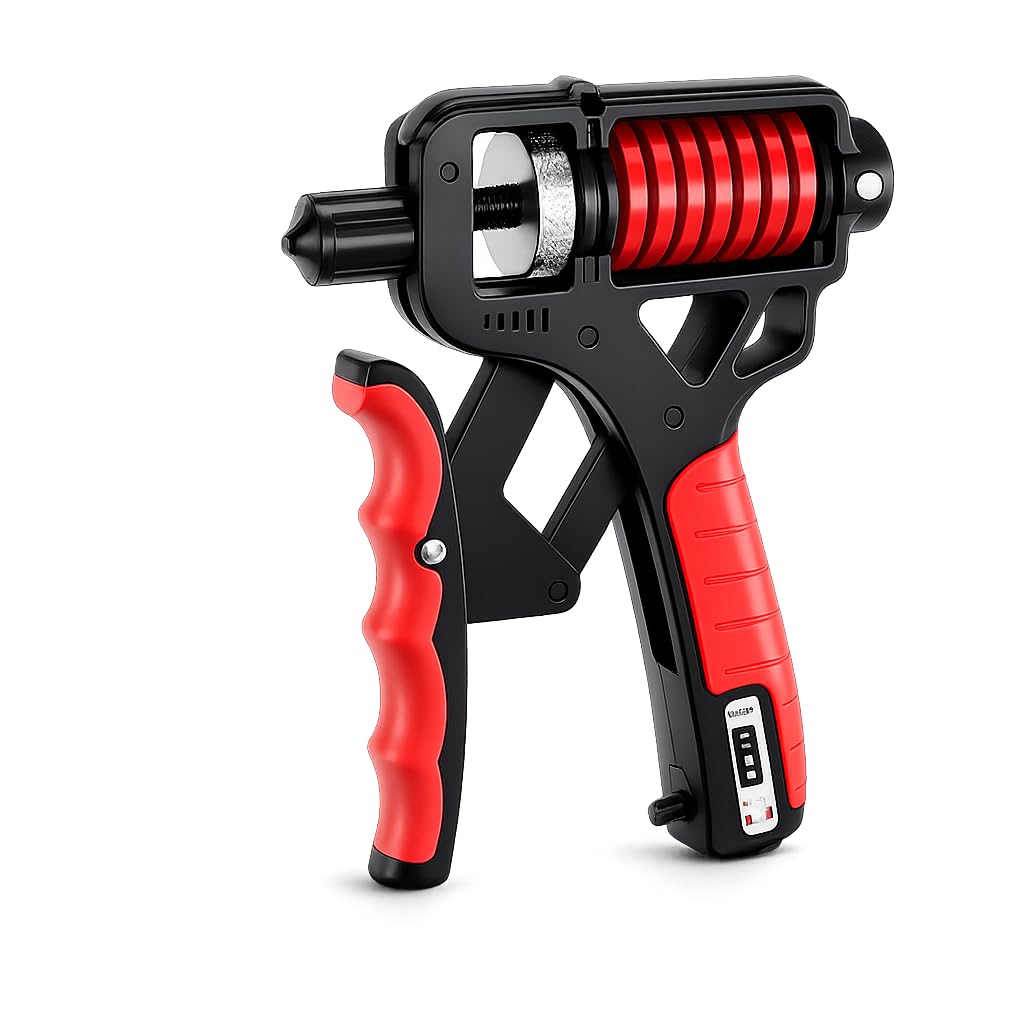 Adjustable Hand Gripper Strengthener (5-165KG) – Heavy Duty Forearm Exerciser, Wrist & Finger Strengthener with Counter – Non-Slip Grip Trainer for Muscle Building & Sports Performance-image-35